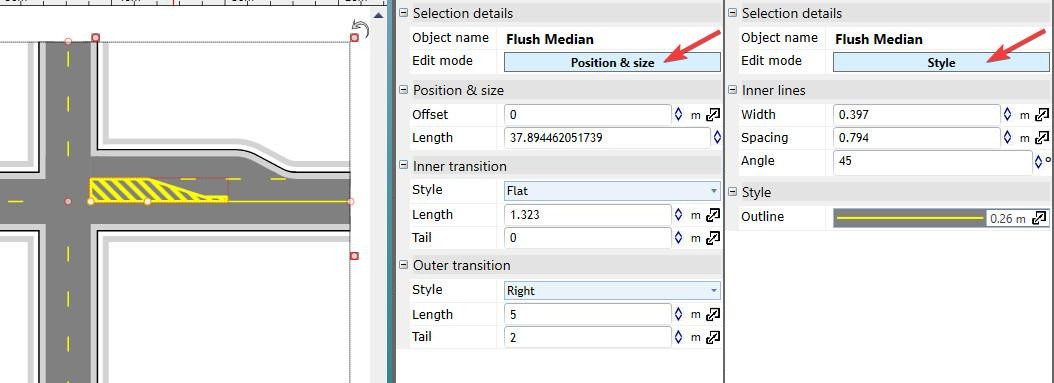 Creating an intersection in RapidPlan – Step 4